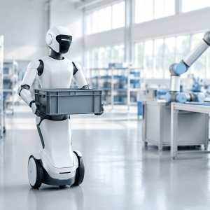 JAKA Robotics дебютира Kargo50 Heavy-Duty Wheeled Humanoid и Zu50 Cobot на индустриалния панаир в Шанхай